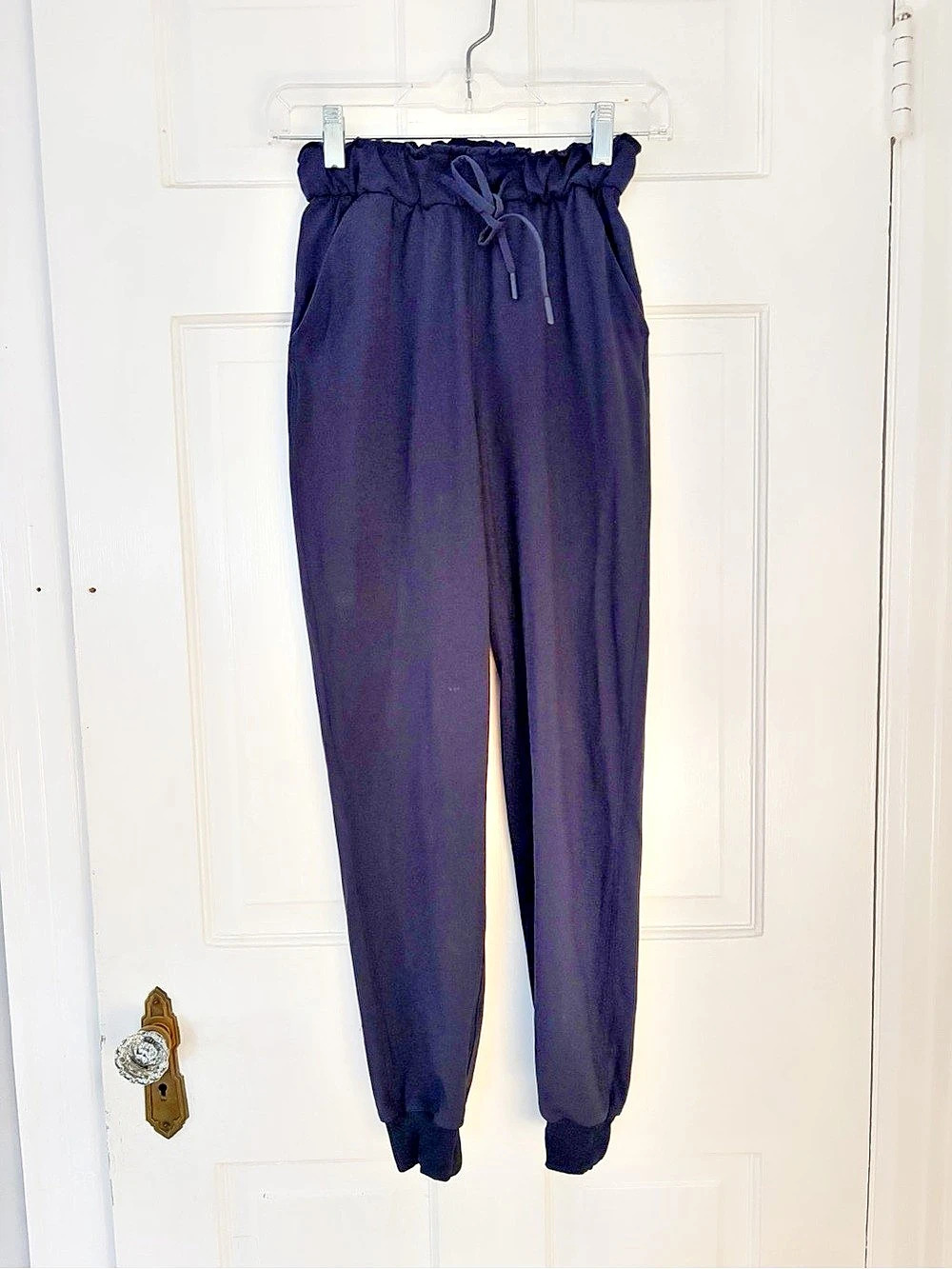 lululemon Stretch High-Rise Jogger Women's Pants Navy Blue Size 0 Athletic Pants